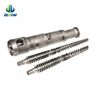 Chất lượng  High-Accuracy Bimetalic Conical Twin Screw Barrel forn Plastic and Rubber Extrusion nhà máy