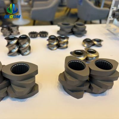 Chất lượng  (PTR) W6 ultra-fine grain wear-resistant steel extruder parts Twin-Screw Extruder Thread Element Barrel and Shaft nhà máy