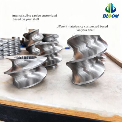 Chất lượng  Wear and Corrosion Resistant Twin Screw Extruder Parts with Customized Specifications and High Torque Capacity nhà máy