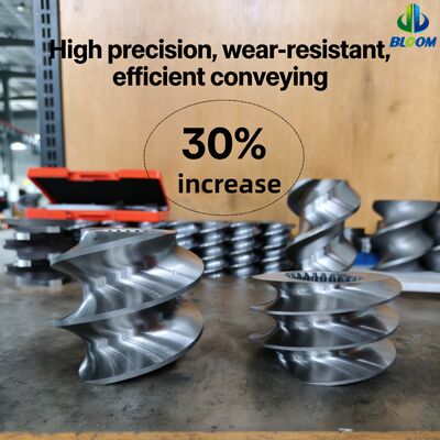 Chất lượng  Customized Wear and Corrosion Resistant Bimetallic Screw Segments for Twin Screw Extruder Parts with High Torque Capacity nhà máy