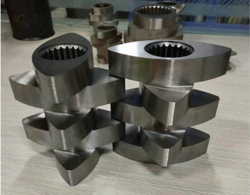 Đức 45 Bộ phận máy đùn nhựa Hợp kim lưỡng kim Phần tử vít trục vít