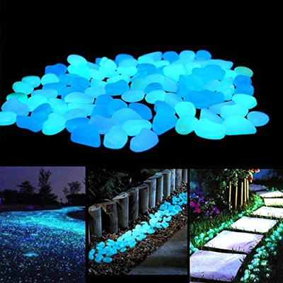 Resin nhựa phát sáng trong đá cuội tối phát sáng nghiền nát