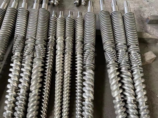 Thùng đôi hình nón lưỡng kim và trục vít cho máy đùn nhựa PVC