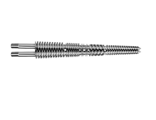 Ống uPVC 65/132 Thùng trục vít đôi hình nón với lớp lưỡng kim