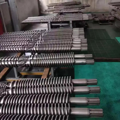 38CrMoALA Vít đôi hình nón đôi và thùng cho vít đùn PP PVC ABS
