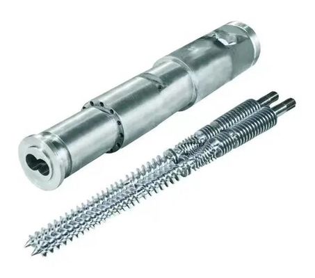 38CrMoAlA Conical Twin Screw Barrel với độ cứng HV900-1000 cho PVC WPC Profile Pipe Extruder