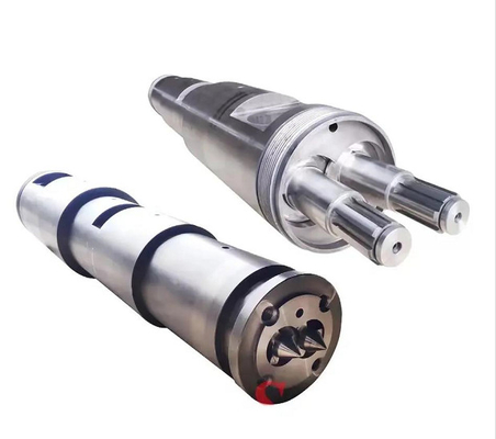 51/105 65/132 80/156 Thùng trục vít đôi đôi hình nón PVC cho máy đùn nhựa