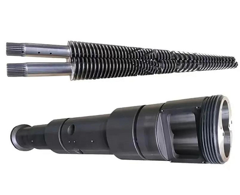 38CrMoAlA Nitrided 51/105 65/132 80/156 Thùng trục vít đôi cho máy đùn nhựa