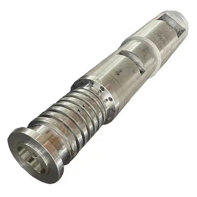 51/105 65/132 80/156 Thùng trục vít đôi hình nón lưỡng kim cho máy đùn PVC
