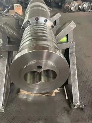 38CrMoALA Nitriding trục vít đôi hình nón đôi và thùng cho PP
