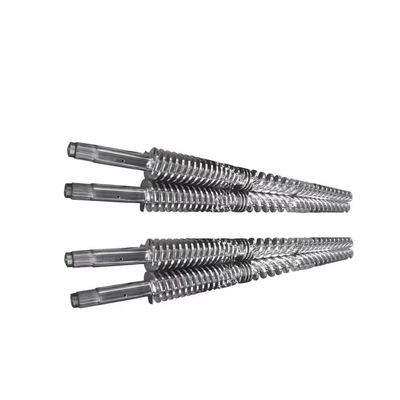 38crmoala Hợp kim kết cấu thép hình nón trục vít đôi và thùng cho hồ sơ PVC WPC