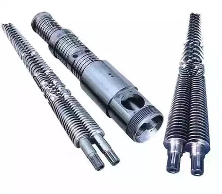 38crmoala Hợp kim kết cấu thép hình nón trục vít đôi và thùng cho hồ sơ PVC WPC