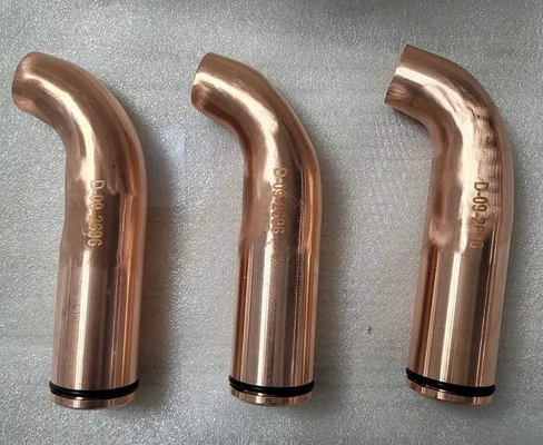 Vật liệu CUCRZR Điện cực hàn Cánh tay súng / Bent Shank để hàn điểm