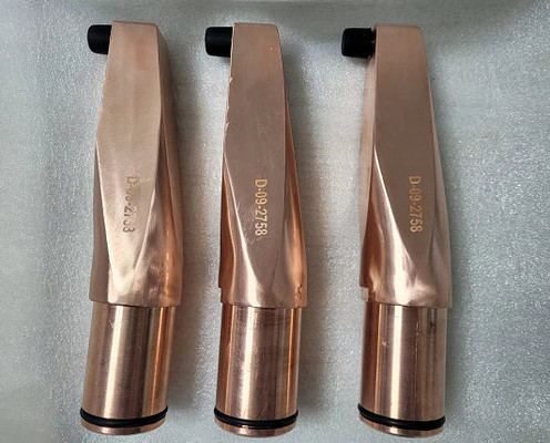 Vật liệu CUCRZR Điện cực hàn Cánh tay súng / Bent Shank để hàn điểm