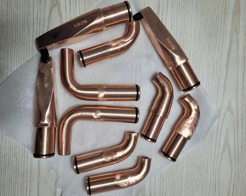 Vật liệu CUCRZR Điện cực hàn Cánh tay súng / Bent Shank để hàn điểm