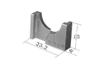 Khí nén Tip Dresser Cutter Kích thước lưỡi của KE-6-120 cho hàn điểm
