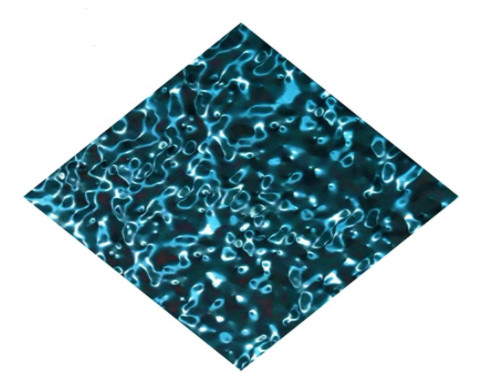 ASTM A240 Mẫu mới Ripple Tấm thép không gỉ trang trí Tấm kim loại