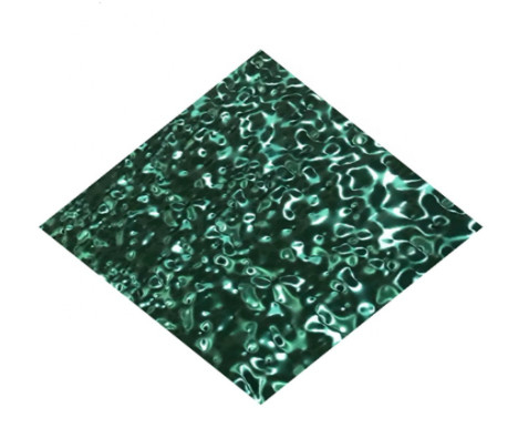 ASTM A240 Mẫu mới Ripple Tấm thép không gỉ trang trí Tấm kim loại