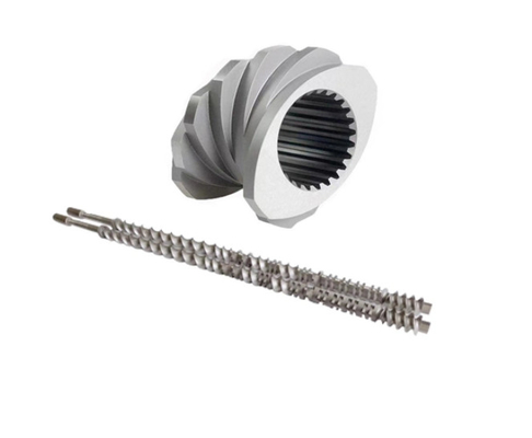 38crmoaia vật liệu nitrided và bimetallic song song hai vít thùng cho tấm PVC và tấm