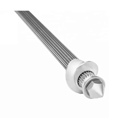Các bộ phận phụ tùng Extruder Các phần tử vít và thùng để chế biến nhựa Sản xuất các hạt bị ép