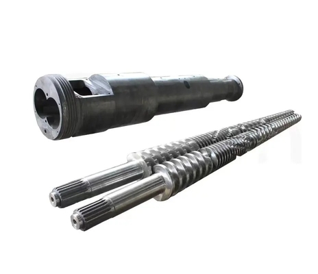 65/132 Thùng vít đôi hình nón cho hồ sơ ống PVC Ống WPC Spc