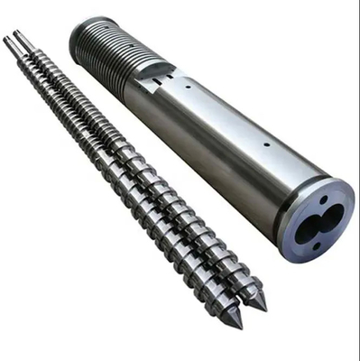 65/132 Thùng vít đôi hình nón cho hồ sơ ống PVC Ống WPC Spc