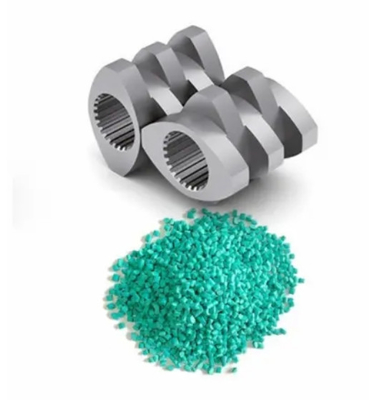 Bimetallic hợp kim PE tấm vít và thùng cho máy móc nhựa Twin screw Extruder máy phân đoạn thùng