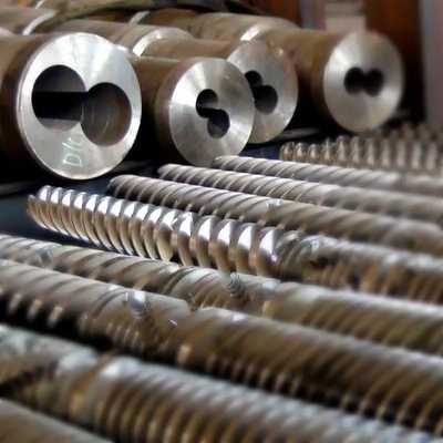 Thùng vít / Thùng vít đôi hình nón / Thùng vít extruder để ép ống