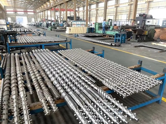 Gia công chính xác cao Thùng vít máy đùn đơn tùy chỉnh cho PP / PE