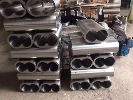 Máy đùn trục vít đôi Lớp lót tay áo lưỡng kim / Ống lót lưỡng kim