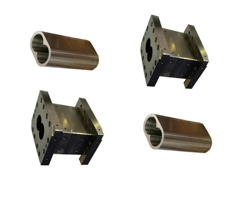 Máy ép nhựa thùng và vít kết hợp co-rotating bimetallic song song hai vít thùng