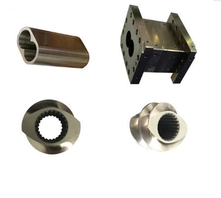 Máy ép nhựa thùng và vít kết hợp co-rotating bimetallic song song hai vít thùng
