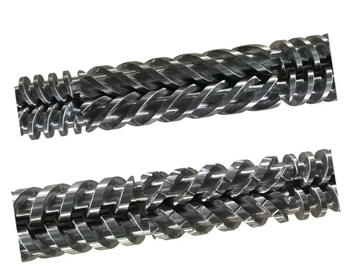 Máy đùn nhựa Thùng trục vít Nitrided / Thùng trục vít đôi Nitrided