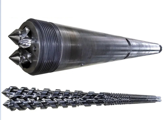 MIKROSAN MCV55 MCV67 MCV110 Thùng vít đôi song song cho hồ sơ ống nhựa PVC WPC