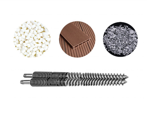 Tốc độ sản xuất cao 100mm vít và thùng cho máy ép ống nhựa