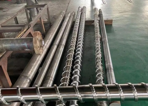 Tốc độ sản xuất cao 100mm vít và thùng cho máy ép ống nhựa