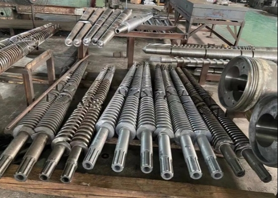 Tốc độ sản xuất cao 100mm vít và thùng cho máy ép ống nhựa