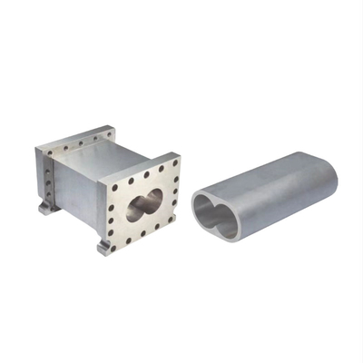 PTFE ETFE FEP PFA PVDF Phân bộ máy ép nhựa Kháng mòn Bộ đầy đủ Bimetallic Screw Segments Barrel And Liner