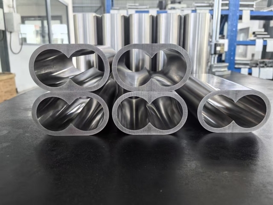 Ứng dụng chống mài bimetallic vít thùng lót cho máy đúc phun nhựa Extruder