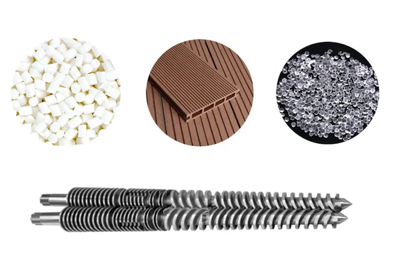 Các bộ phận của máy ép vít hình nón cho làm mềm và trộn đồng nhất