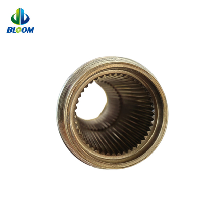 Ứng dụng máy ép nhựa tùy chỉnh Spline kết nối với hộp số và trục vít