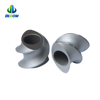 Các yếu tố vít đôi tùy chỉnh cho các bộ phận thay thế extruder với dịch vụ thiết kế chuyên nghiệp OEM