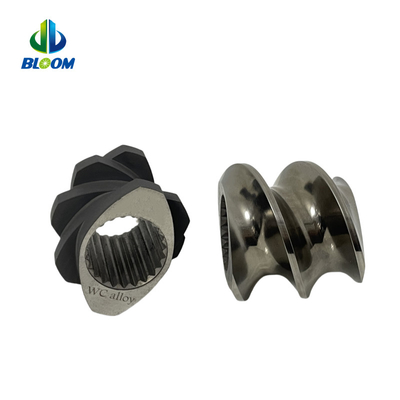 Các yếu tố vít đôi tùy chỉnh cho các bộ phận thay thế extruder với dịch vụ thiết kế chuyên nghiệp OEM