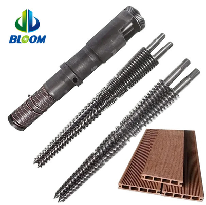 Ống vít và thùng hai conic chống mòn cho PVC WPC TPE / TPU