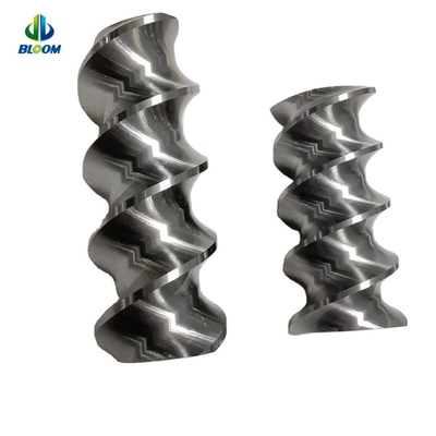 Các bộ phận sửa chữa extruder Các phân đoạn vít để sản xuất cao su fluoroplastic