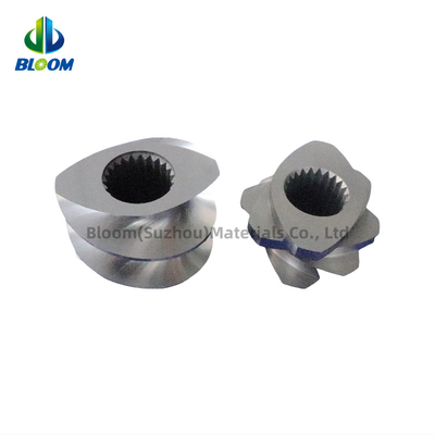 Các phần tử vít đôi tùy chỉnh cho sản xuất cao su fluoroplastic trong sửa chữa nhựa