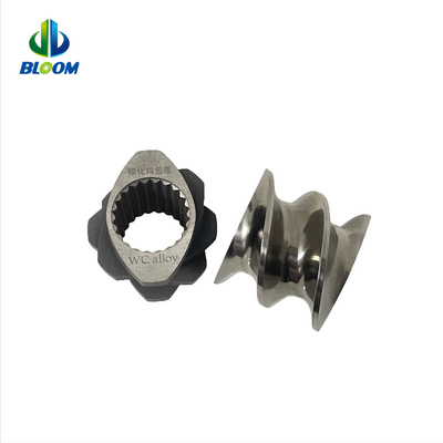 Các bộ phận sửa chữa extruder Các phân đoạn vít để sản xuất cao su fluoroplastic