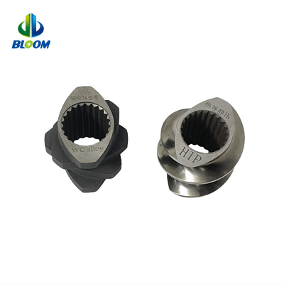 Paralel Co Rotating Twin Screw Plastic Extruder Cobalt Alloy Screw cho ngành công nghiệp pin lithium