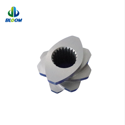 Đồng chiều Co xoay hai vít nhựa Extruder Cobalt hợp kim vít cho PEEK PVDF
