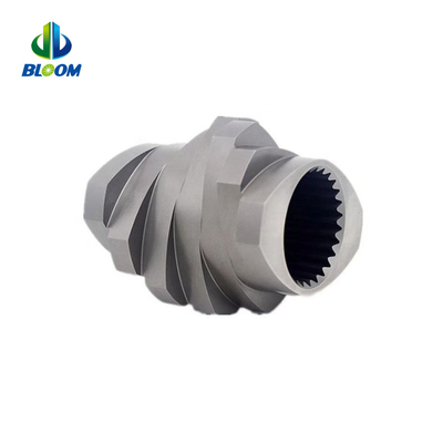 Đồng chiều Co xoay hai vít nhựa Extruder Cobalt hợp kim vít cho PEEK PVDF